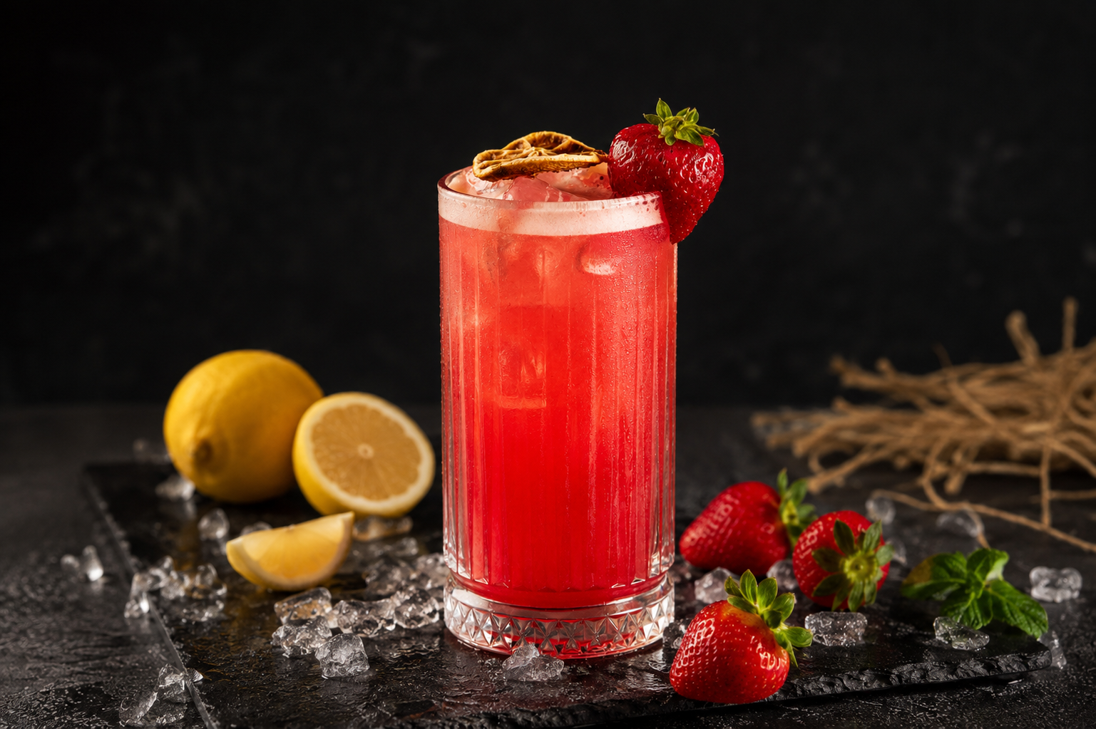 Çilekli Limonata