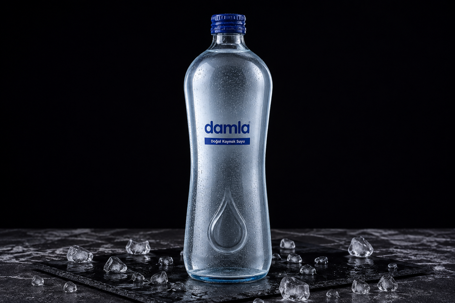 Cam Şişe Su 750ml. 