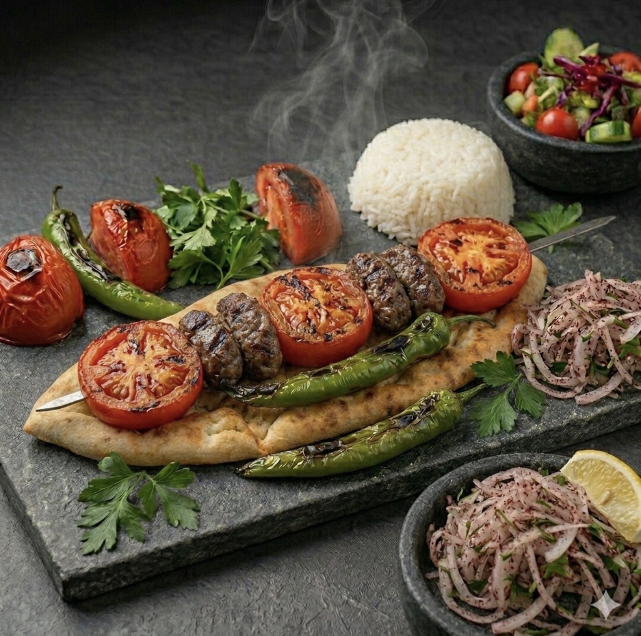 Domatesli Kebap